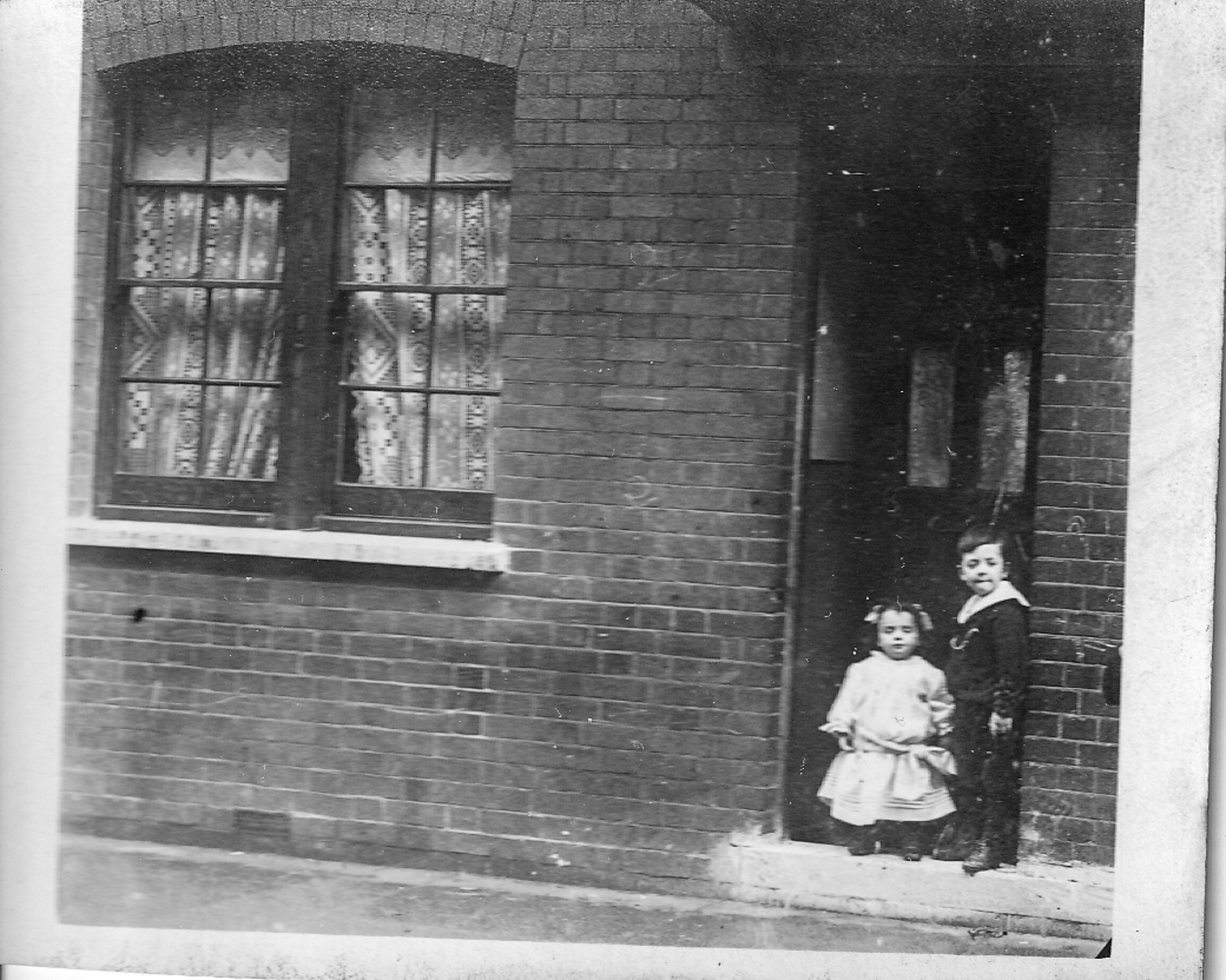 Children in doorway